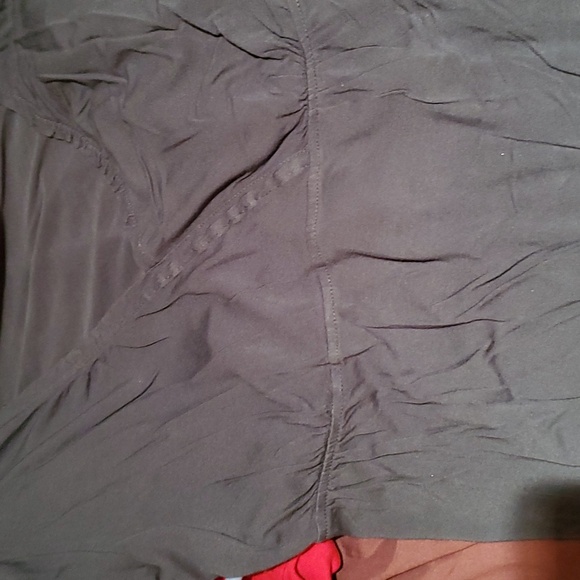 Calvin Klein jeans extra large tea 3/4 length sleeves ruching at the waist. - Picture 3 of 3